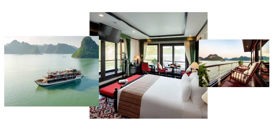 Luxury boat Cruise Halong Bay World Tour