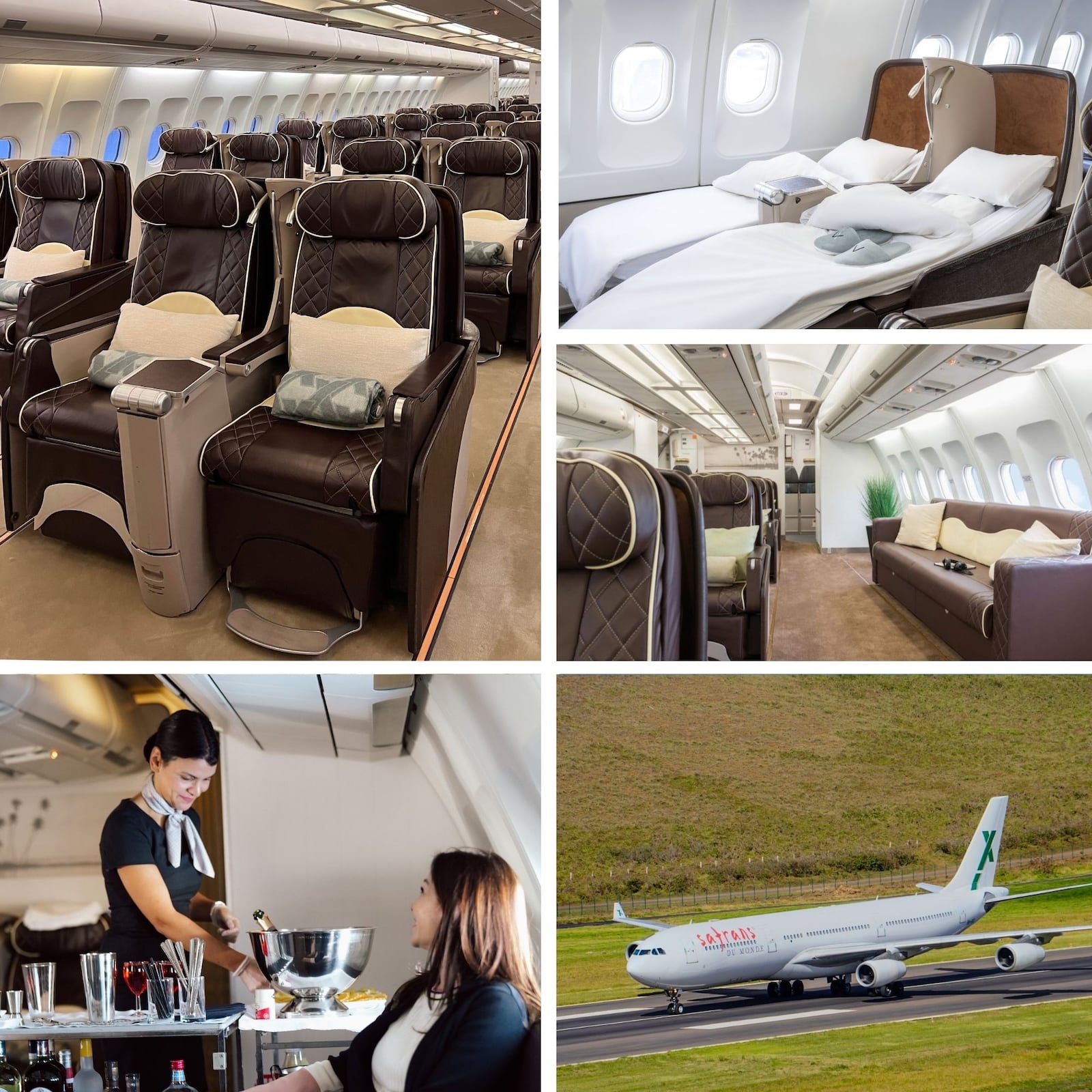 Private jet luxury world tour