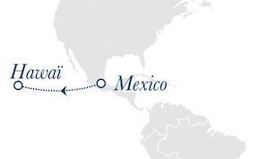 Mexico city hawaii private jet around the world