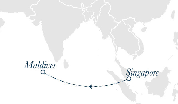 Singapour Maldives Luxry Around the world
